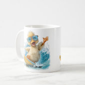 Ente teilt das Wort ** Kaffeetasse (Vorderseite Links)