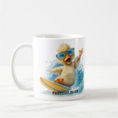 Ente teilt das Wort ** Kaffeetasse (Links)