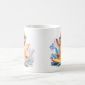 Ente teilt das Wort Kaffeetasse (Mittel)