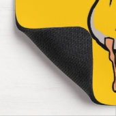 Ente u Mausknöpfe Mousepad (Ecke)