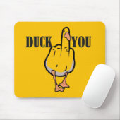 Ente u Mausknöpfe Mousepad (Mit Mouse)