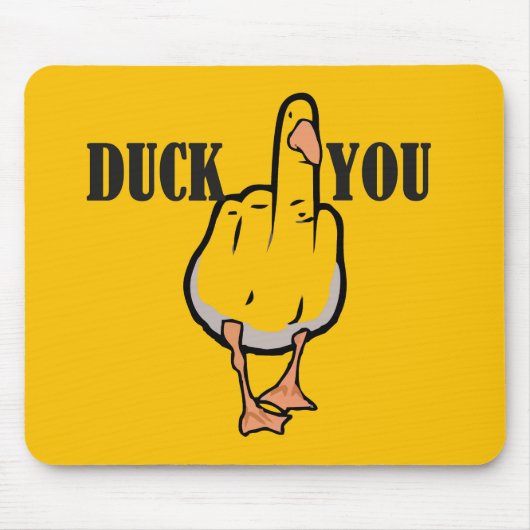 Ente u Mausknöpfe Mousepad (Vorne)