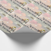 Ente und Baby Geschenkpapier (Ecke)