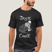 Ente und bedecken die Schildkröte T-Shirt (Vorderseite)