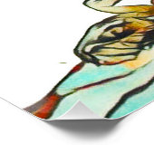 Ente und Blume Poster (Ecke)