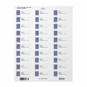 Ente und Buoy Avery Label (Vorne)