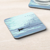 Ente und Kräuselungen Untersetzer (Linke Seite)