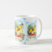 Ente und Küken Kaffeetasse (VorderseiteRechts)