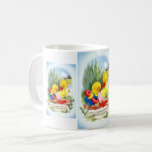 Ente und Küken Kaffeetasse (Vorderseite Links)
