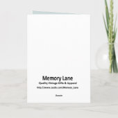 Ente und Ostern Feiertagskarte (Rückseite)