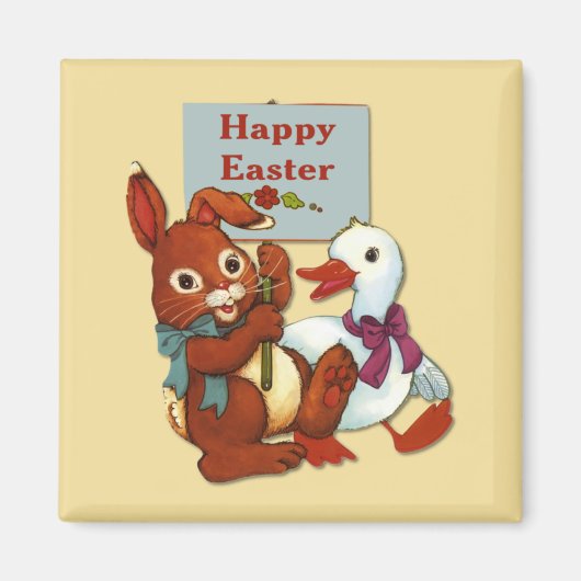 Ente und Ostern Magnet (Vorne)