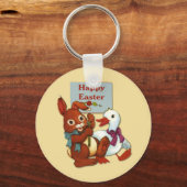 Ente und Ostern Schlüsselanhänger (Vorderseite)