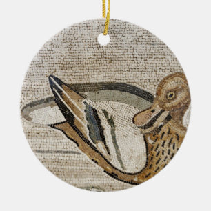 Ente und Vogel, Nil-Mosaik, Haus des Faun Keramik Ornament