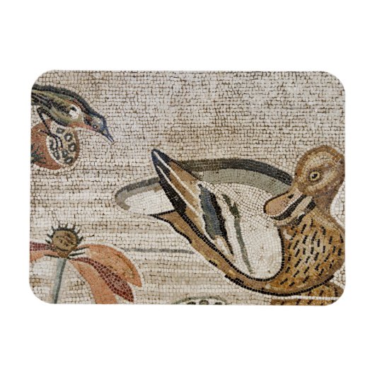 Ente und Vogel, Nilmosaik, Haus des Faun Magnet (Horizontal)