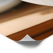 Ente vor dem Spiegelgeschenk für sie Poster (Ecke)