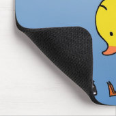 Ente wartete eine AnrufMausunterlage Mousepad (Ecke)