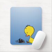 Ente wartete eine AnrufMausunterlage Mousepad (Mit Mouse)