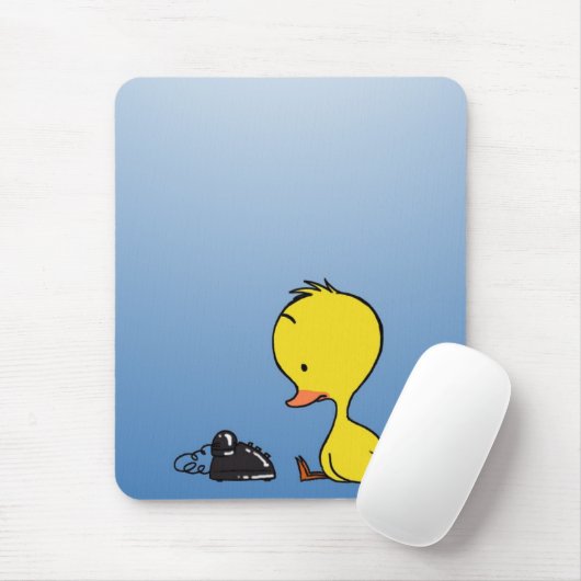 Ente wartete eine AnrufMausunterlage Mousepad (Mit Mouse)