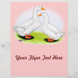 Ente: Weiße Pekins Flyer