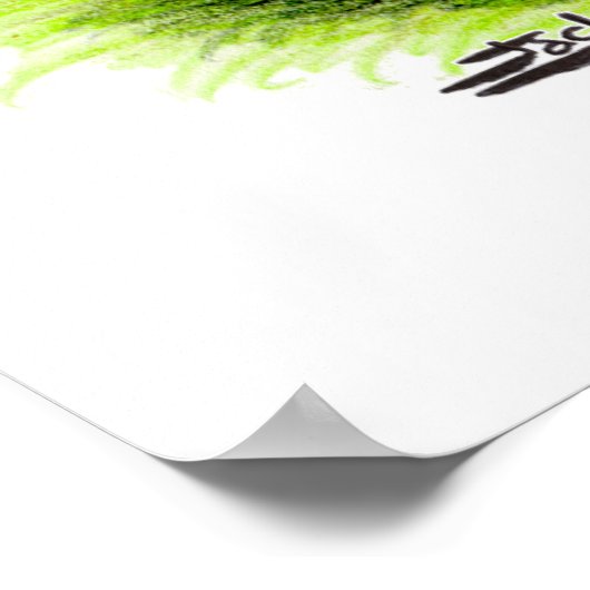 Ente: Weiße Pekins Poster (Ecke)