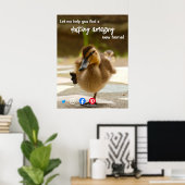 Ente wunderschönes phantastisches Anwesen Agent Ma Poster (Heimbüro)