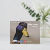 Ente wunderschönes phantastisches Anwesen Agent Ma Postkarte (Stehend Vorderseite)