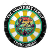 Ente Ziel rustikale Wanddekor Dartscheibe (vorne)