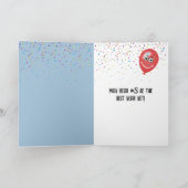 Ente zum Geburtstag von Großkind Karte (Innenseite)