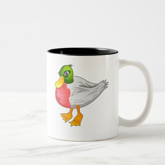 Ente Zweifarbige Tasse (Rechts)