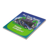 Entegra Aspire RV Blue Happy Camper Design Fliese (Seite)