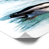 Enten am See Poster (Ecke)