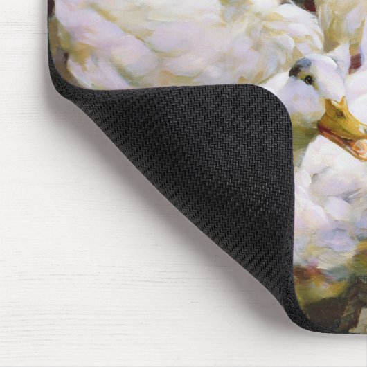 Enten auf einem Teich Mousepad (Ecke)