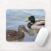 Enten auf einem Teich Mousepad (Mit Mouse)