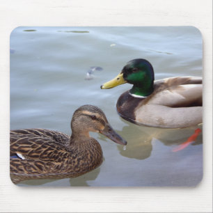 Enten auf einem Teich Mousepad