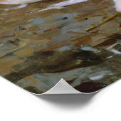 Enten auf einem Teich Poster (Ecke)