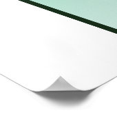 Enten auf einem Teich Poster (Ecke)