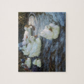 Enten auf einem Teich Puzzle (Vertikal)