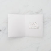 Enten auf Herbstsee Beileid Danke Karte (Innenseite)