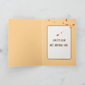 Enten auf Herbstsee zum Geburtstag Karte (Innenseite)