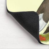 Enten: aufgeblasene Läufer Mousepad (Ecke)