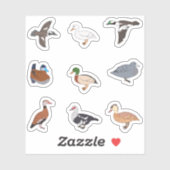 Enten Aufkleber (Blatt)
