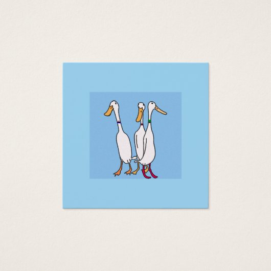 Enten aus niedlichen Cartoon (Vorderseite)