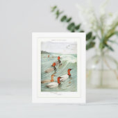 Enten aus Rotkehlchen und Kanvasback Postkarte (Stehend Vorderseite)