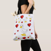 Enten aus Tote-Tüte Tasche (Von Nahem)
