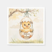 Enten-Baby-Party  Serviette (Vorderseite)
