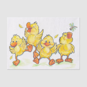 Enten-Baby-Seidenpapier Seidenpapier
