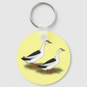 Enten:  Black Magpies Schlüsselanhänger
