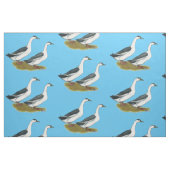 Enten: Blue Magpies Stoff (Fat Quarter (45,7 x 55,9 cm))