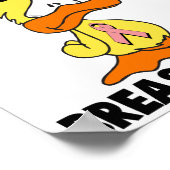 Enten-Brustkrebs Poster (Ecke)