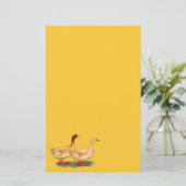 Enten: Buff Orpington Briefpapier (Stehend Vorderseite)